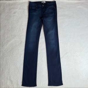 PAIGE Skyline Straight Leg Jean Dark Size 26 x 35 long